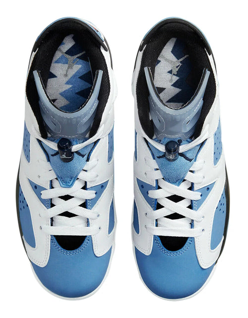 Load image into Gallery viewer, Air  6 Retro 'White / UNC University Blue' (2022) (GS)
