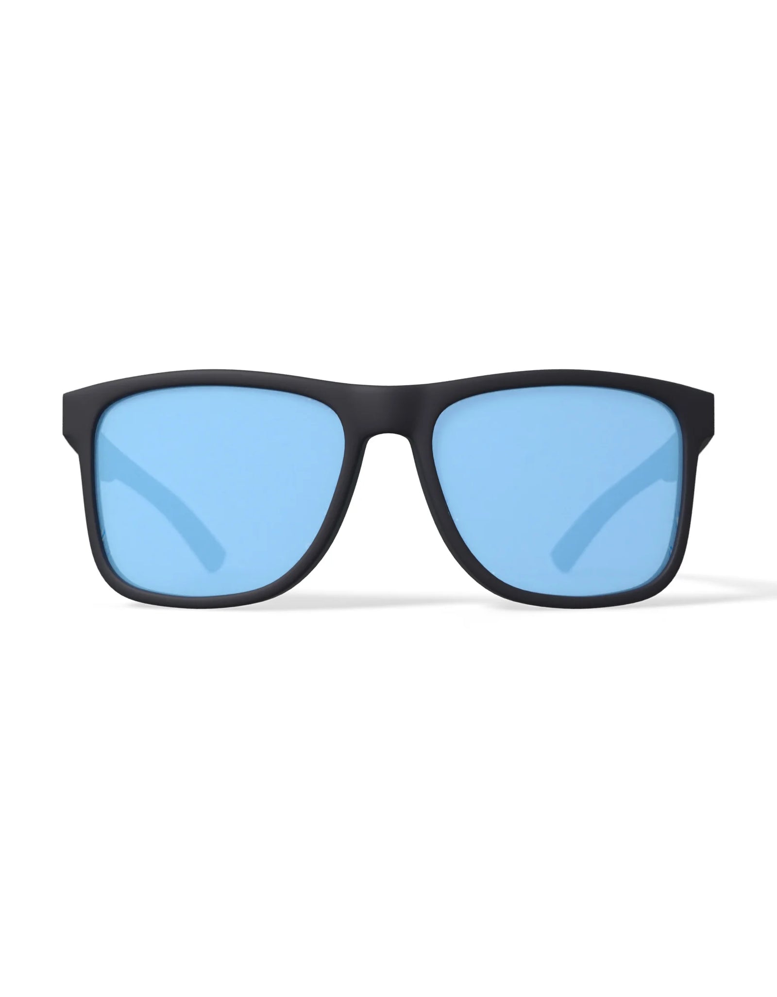 Men'S Rx'Able Sport Polarized Sunglasses, HSM3007P Peak, Matte Black/Blue, 56-17-135, with Case