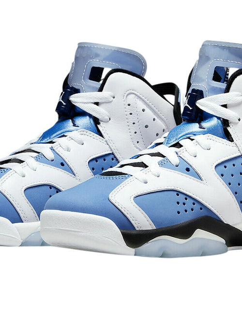 Load image into Gallery viewer, Air  6 Retro 'White / UNC University Blue' (2022) (GS)
