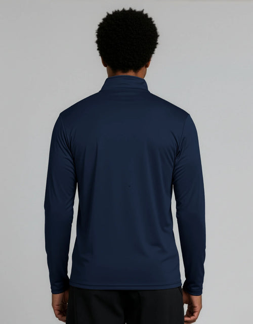 Load image into Gallery viewer, 3 Pack: Men'S Dry-Fit Active Quarter Zip Long Sleeve Athletic Performance Pullover (Available in Big &amp; Tall)
