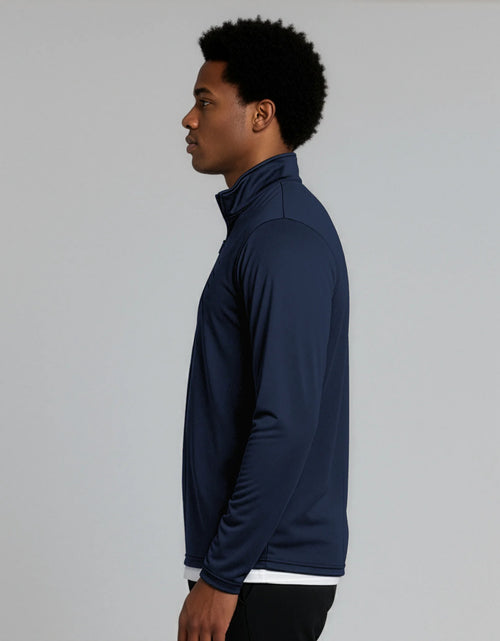 Load image into Gallery viewer, 3 Pack: Men'S Dry-Fit Active Quarter Zip Long Sleeve Athletic Performance Pullover (Available in Big &amp; Tall)
