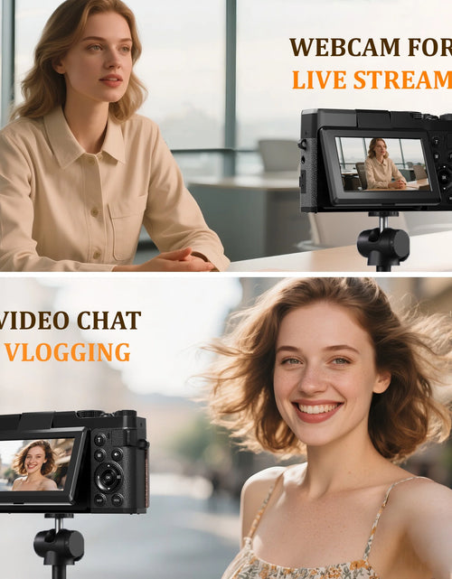 Load image into Gallery viewer, Digital Camera 4K 56MP Cameras for Photography for Youtube with 32GB SD Card
