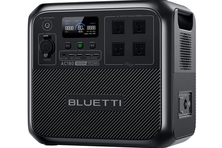 AC180 Solar Generator, 1440W | 1152Wh Lifepo4 Power Station, Portable for Off-Grid, Home, Camping, RV