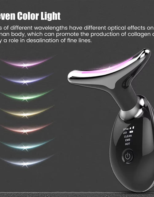 Load image into Gallery viewer, 7-in-1 LED Face &amp; Neck Lifter – Sculpt, Tighten &amp; Glow
