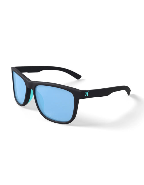 Load image into Gallery viewer, Men'S Rx'Able Sport Polarized Sunglasses, HSM3007P Peak, Matte Black/Blue, 56-17-135, with Case
