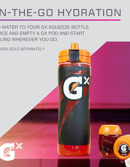 Load image into Gallery viewer, GX Bottle, Refillable Water Bottle, Nonslip, Blue, 30 Fl Oz
