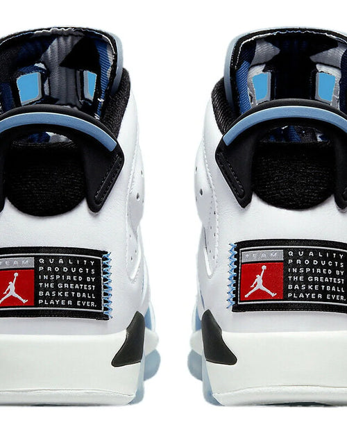 Load image into Gallery viewer, Air  6 Retro 'White / UNC University Blue' (2022) (GS)
