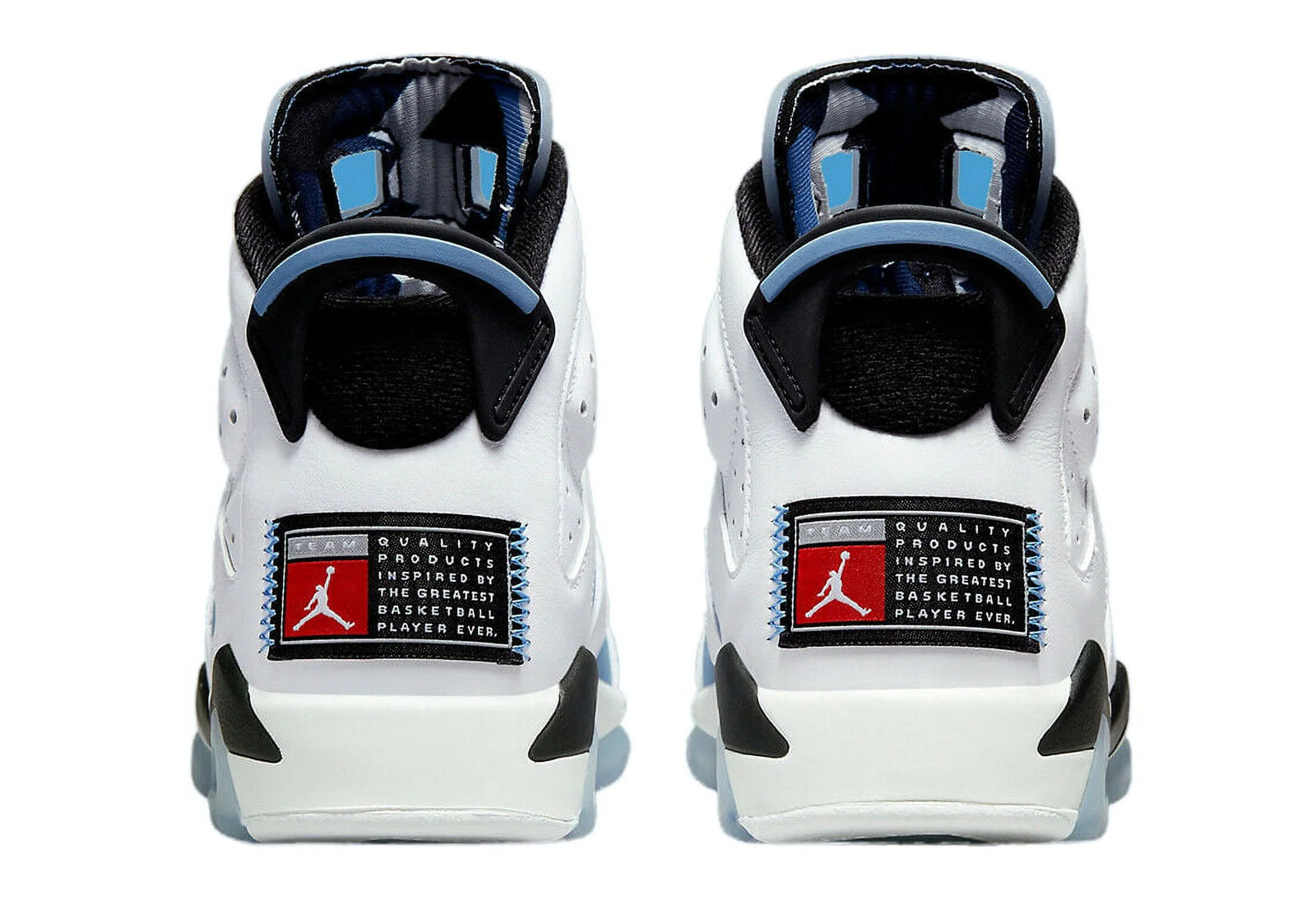 Air  6 Retro 'White / UNC University Blue' (2022) (GS)
